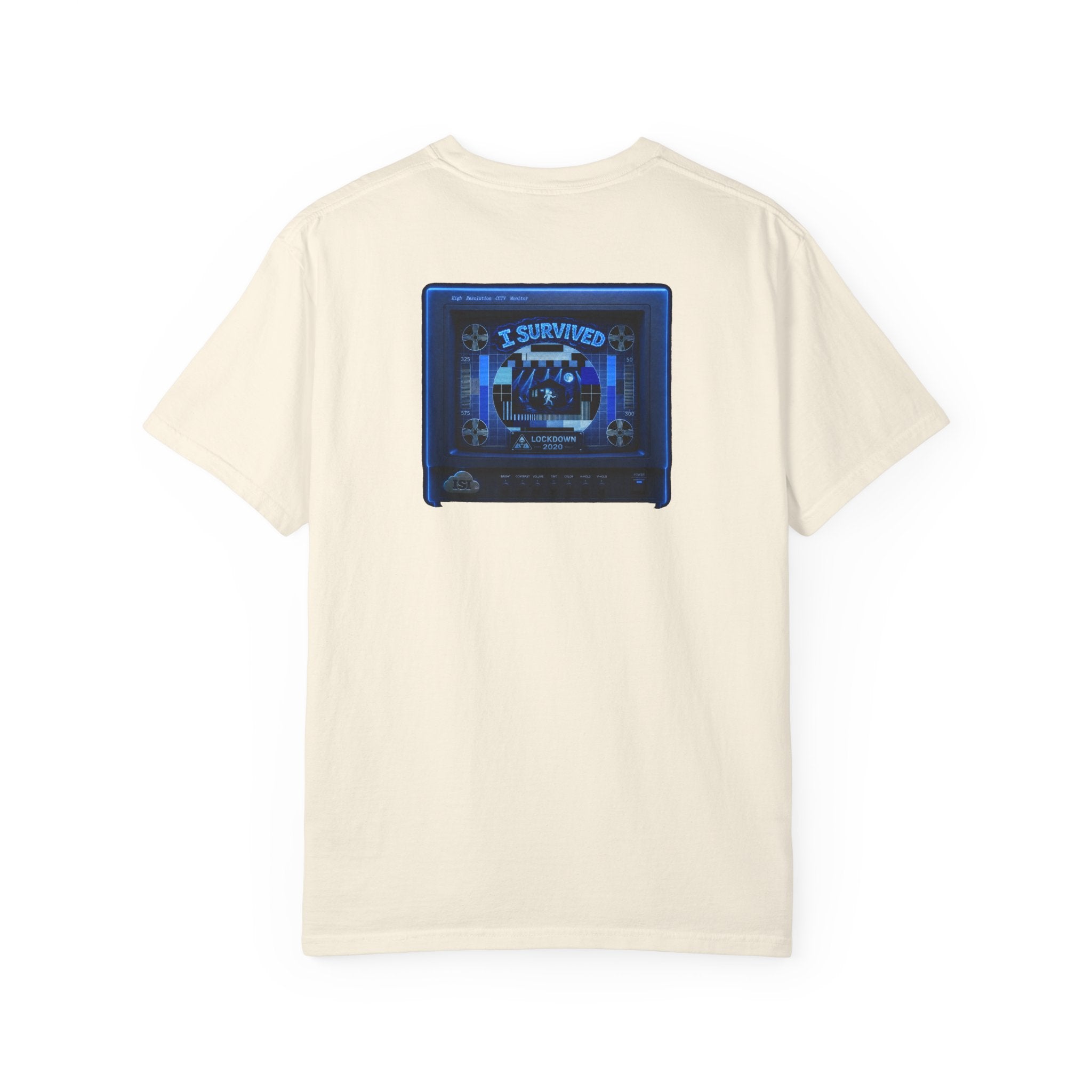 I Survived 2020 — "Please Stand By" Test Pattern Tee Lockdown Special Edition Summer Exclusive Unisex Garment-Dyed T-shirt