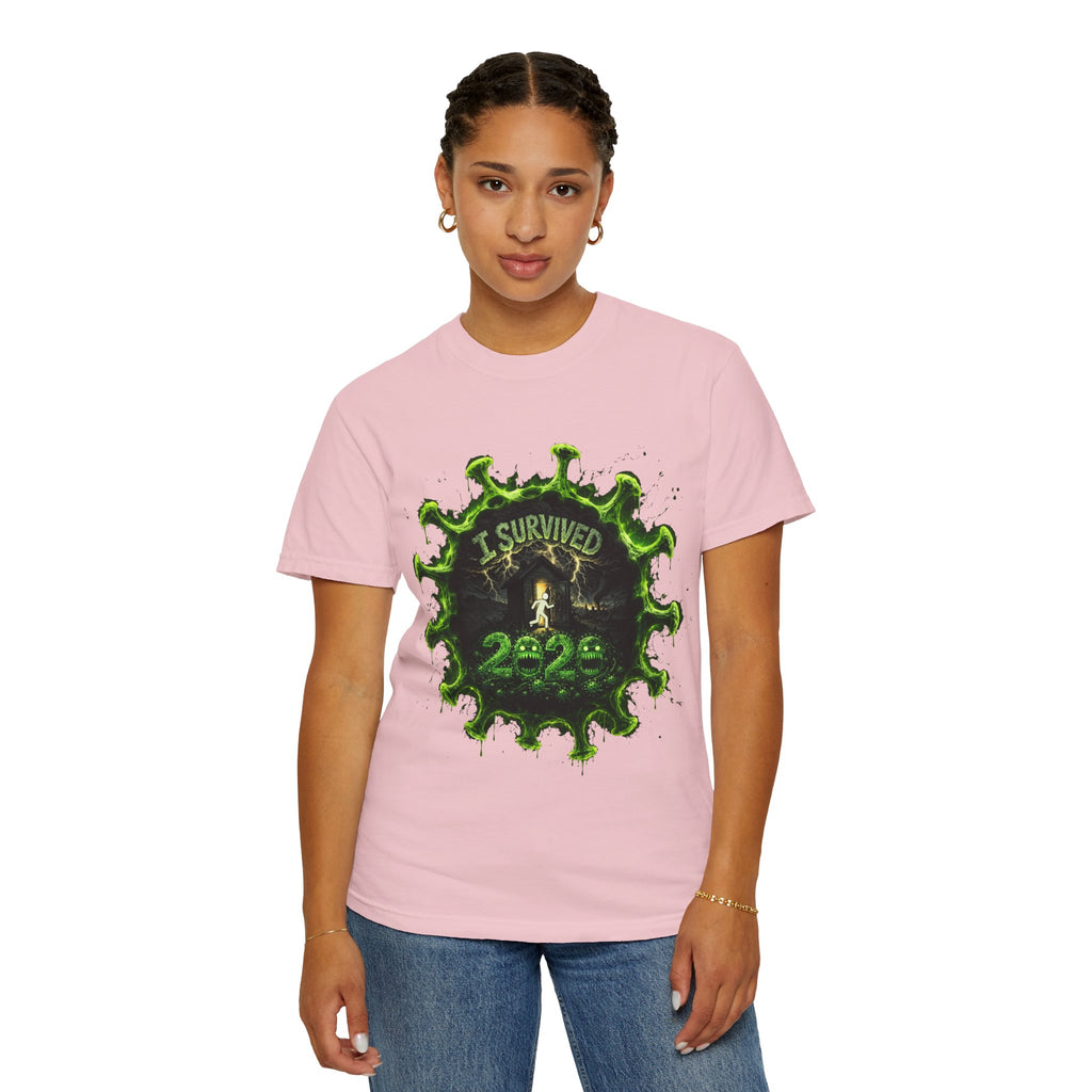I Survived 2020 — Director's Cut S1:E5 "Delivery Doomsday" | Pandemic Edition Unisex Garment-Dyed T-shirt
