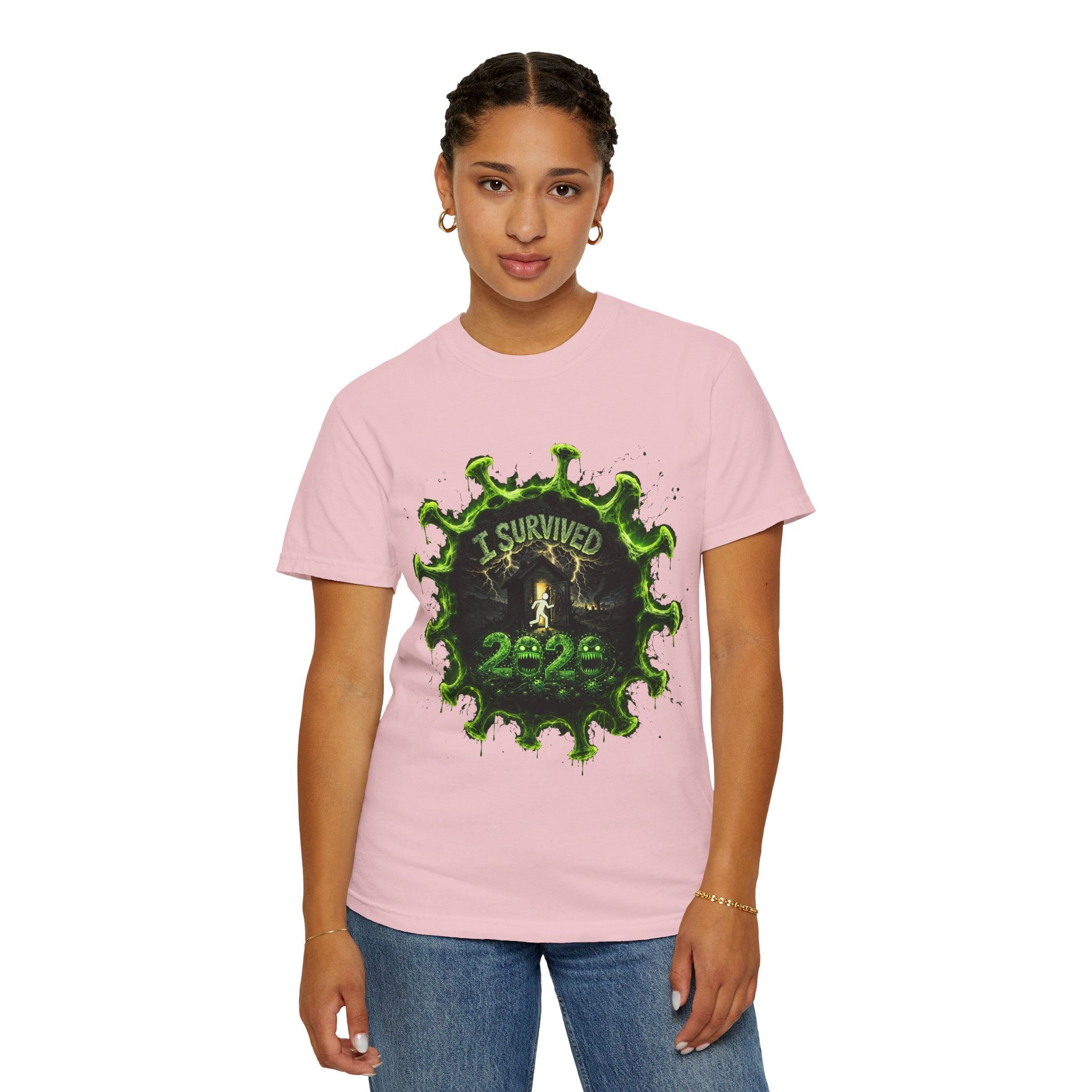 I Survived 2020 — Director's Cut S1:E5 "Delivery Doomsday" | Pandemic Edition Unisex Garment-Dyed T-shirt