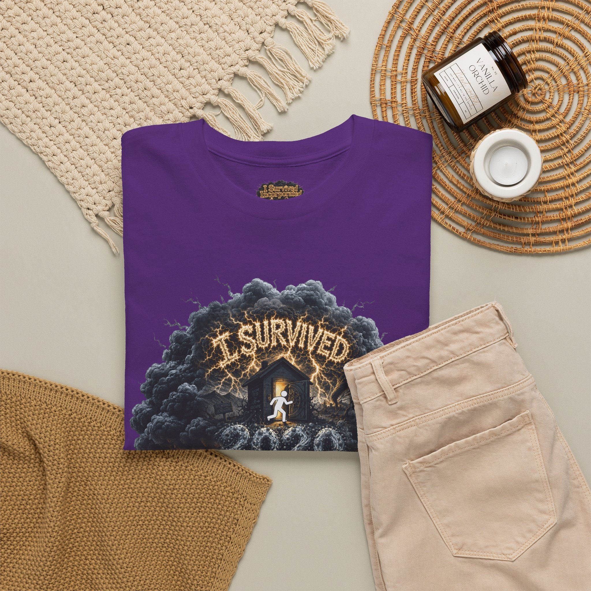 I Survived 2020 —  Deriector's Cut Original Design Teaser Tee | Season 1 Premiere Drop Unisex Heavy Cotton Tee
