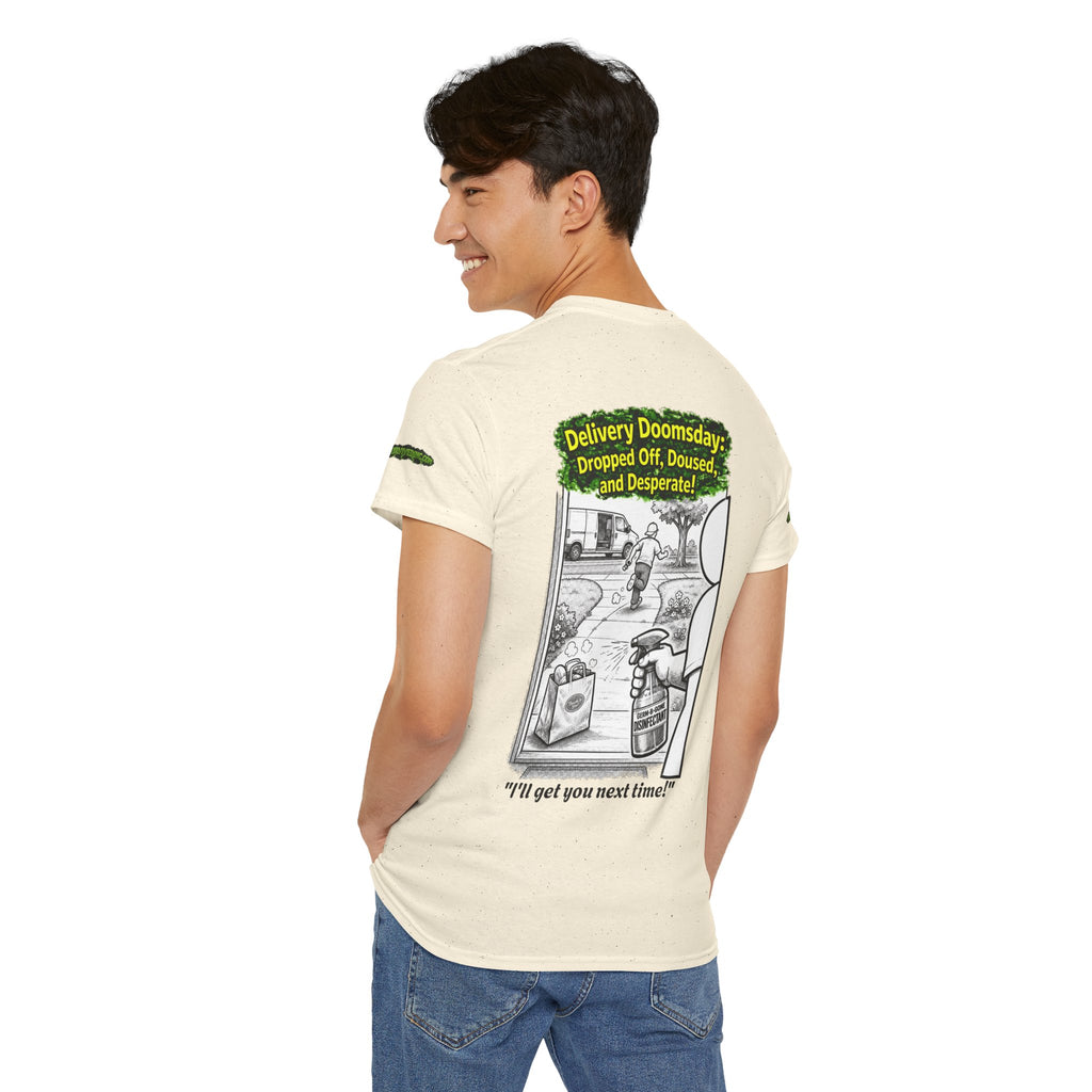 Sobreviví al 2020 — T1:E5 "El día del juicio final de las entregas" | Camiseta unisex de algodón pesado (Edición Pandemia) (EDICIÓN ESPECIAL)