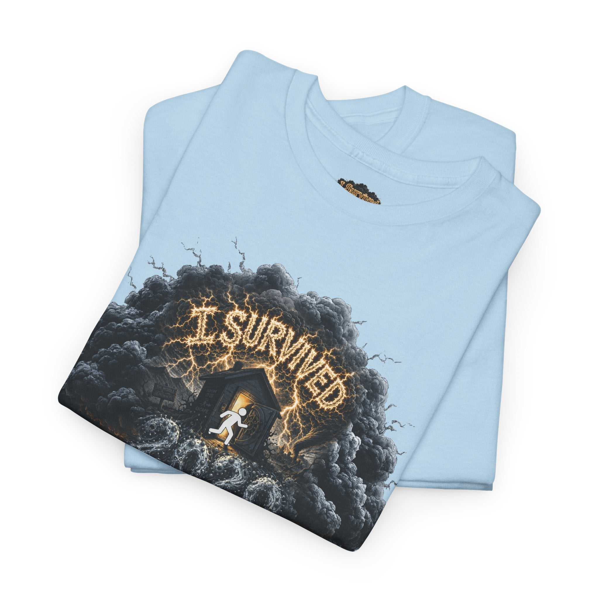 I Survived 2020 —  Deriector's Cut Original Design Teaser Tee | Season 1 Premiere Drop Unisex Heavy Cotton Tee