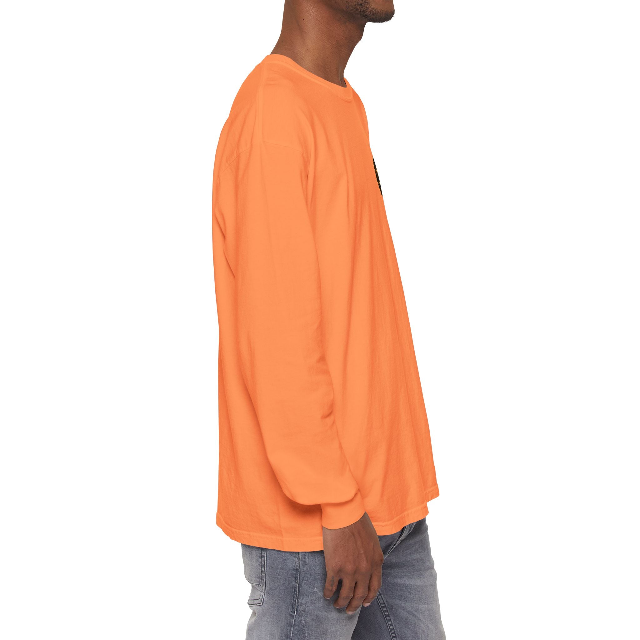 I Survived 2020 — "No Signal" Test Pattern Tee Alien Broadcast Finale Summer Premiere Garment-Dyed Long Sleeve T-Shirt