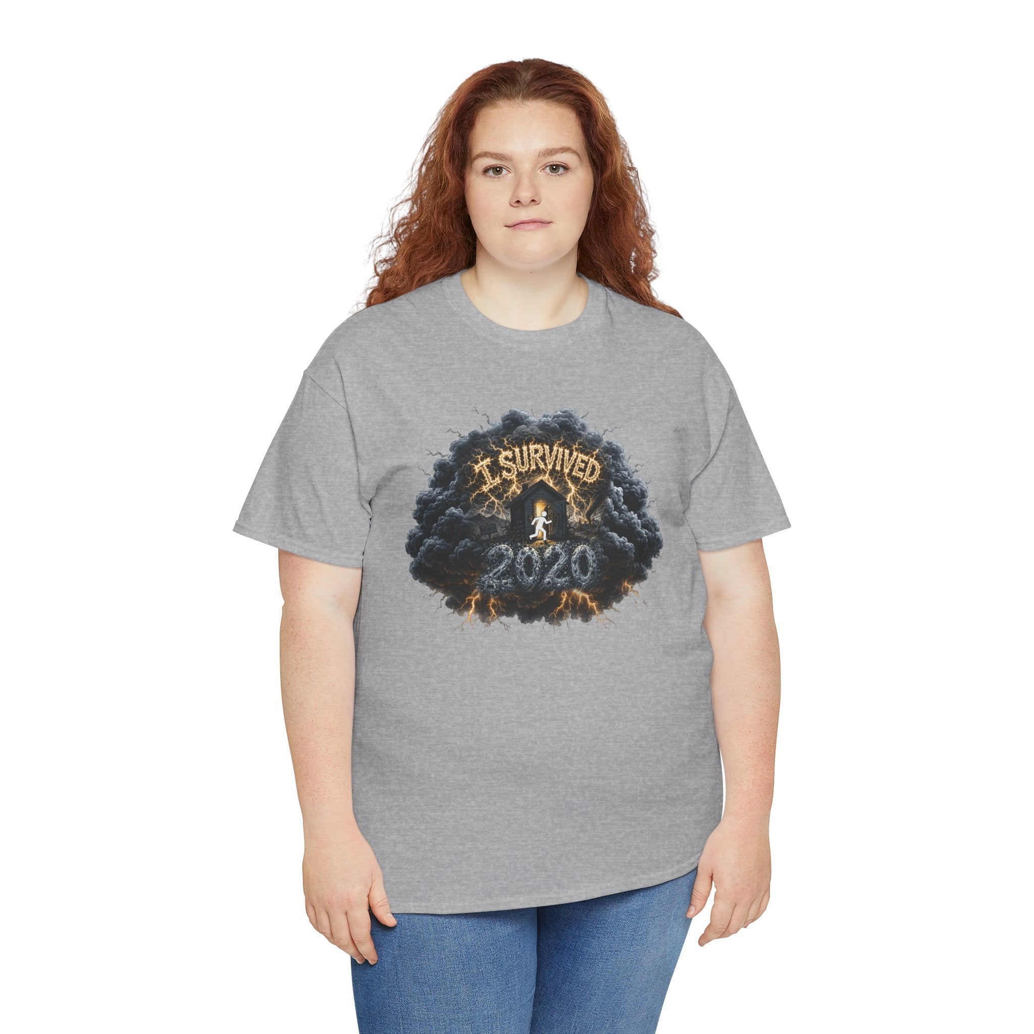 I Survived 2020 —  Deriector's Cut Original Design Teaser Tee | Season 1 Premiere Drop Unisex Heavy Cotton Tee