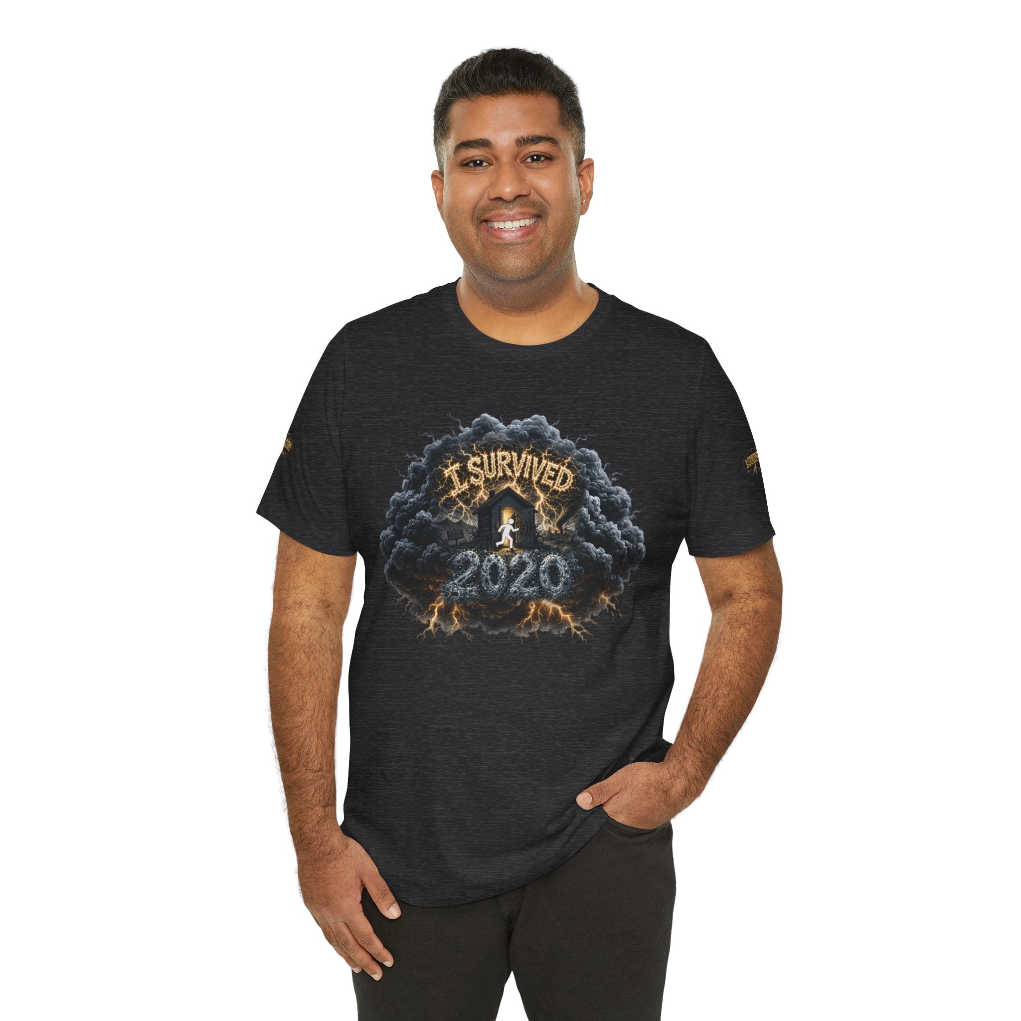 I Survived 2020 — Director's Cut Original Design Teaser Tee | Season 1 Premiere Drop Unisex Jersey Short Sleeve Tee