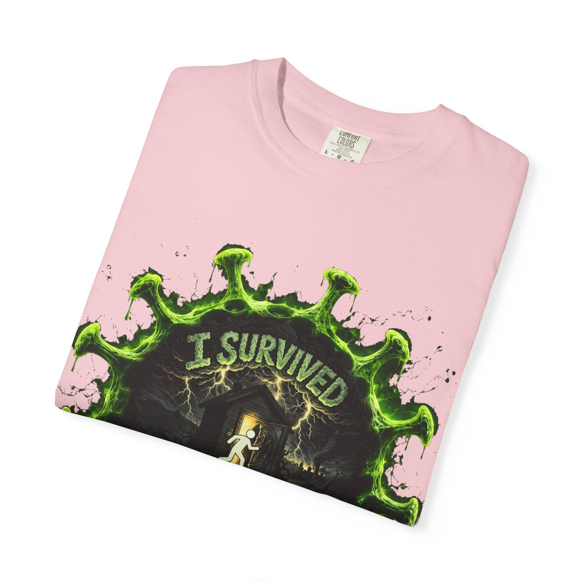 I Survived 2020 — Director's Cut S1:E4 "Mask Madness Mayhem Moment" | Pandemic Edition Unisex Garment-Dyed T-shirt