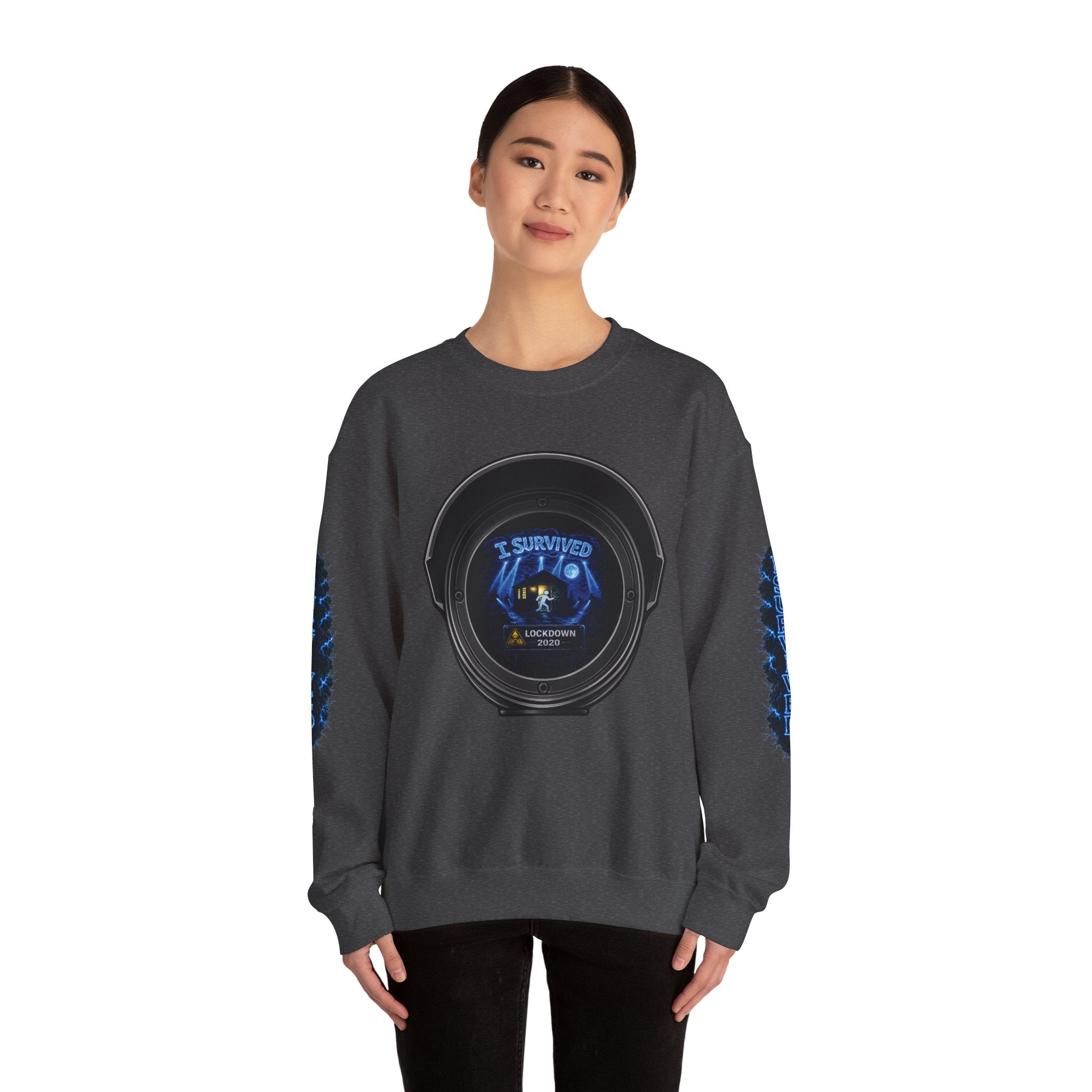 I Survived 2020 — Director's Cut S3:E1 "Quarantine" | Lockdown Edition Documentary Unisex Heavy Blend™ Crewneck Sweatshirt
