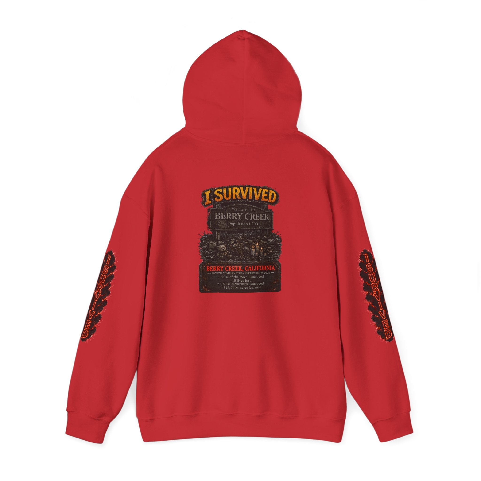 I Survived 2020 — Director's Cut S2:E1 "Berry Creek" | Wildfire Edition Memorial Hoodie Sweatshirt