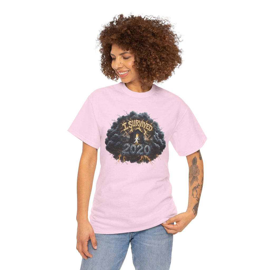 I Survived 2020 —  Deriector's Cut Original Design Teaser Tee | Season 1 Premiere Drop Unisex Heavy Cotton Tee