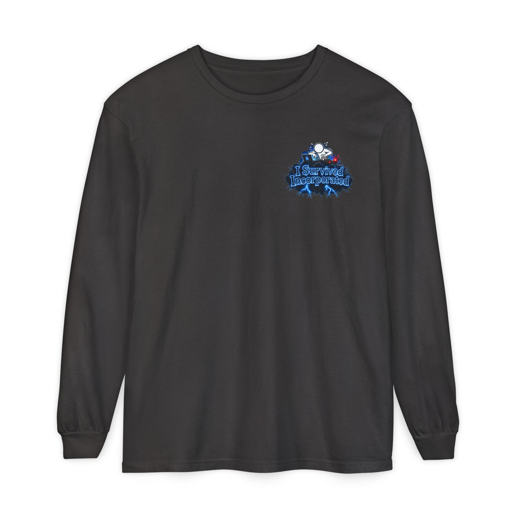 I Survived 2020 — "Please Stand By" Test Pattern Tee Lockdown Edition Summer Exclusive Unisex Garment-Dyed Long Sleeve T-Shirt