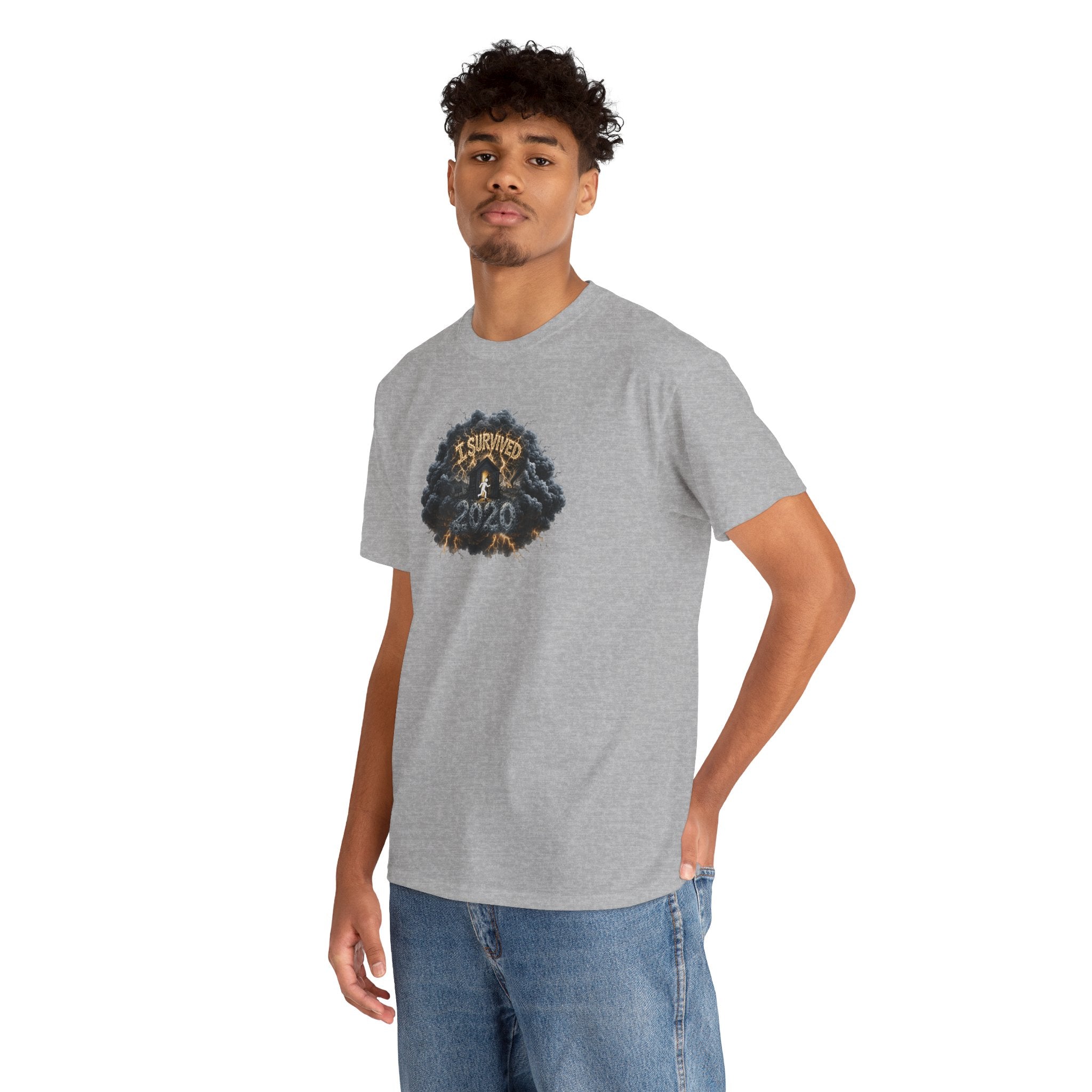 I Survived 2020 —  Original PILOT Design: Director's Cut Unisex Heavy Cotton Tee