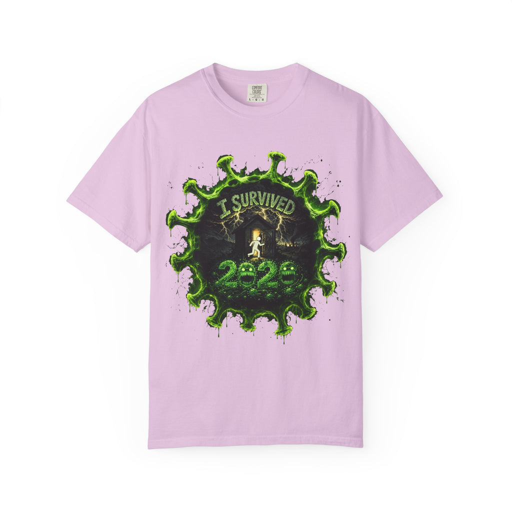 I Survived 2020 — Director's Cut S1:E3 "The Jab!" | Pandemic Edition Unisex Garment-Dyed T-shirt