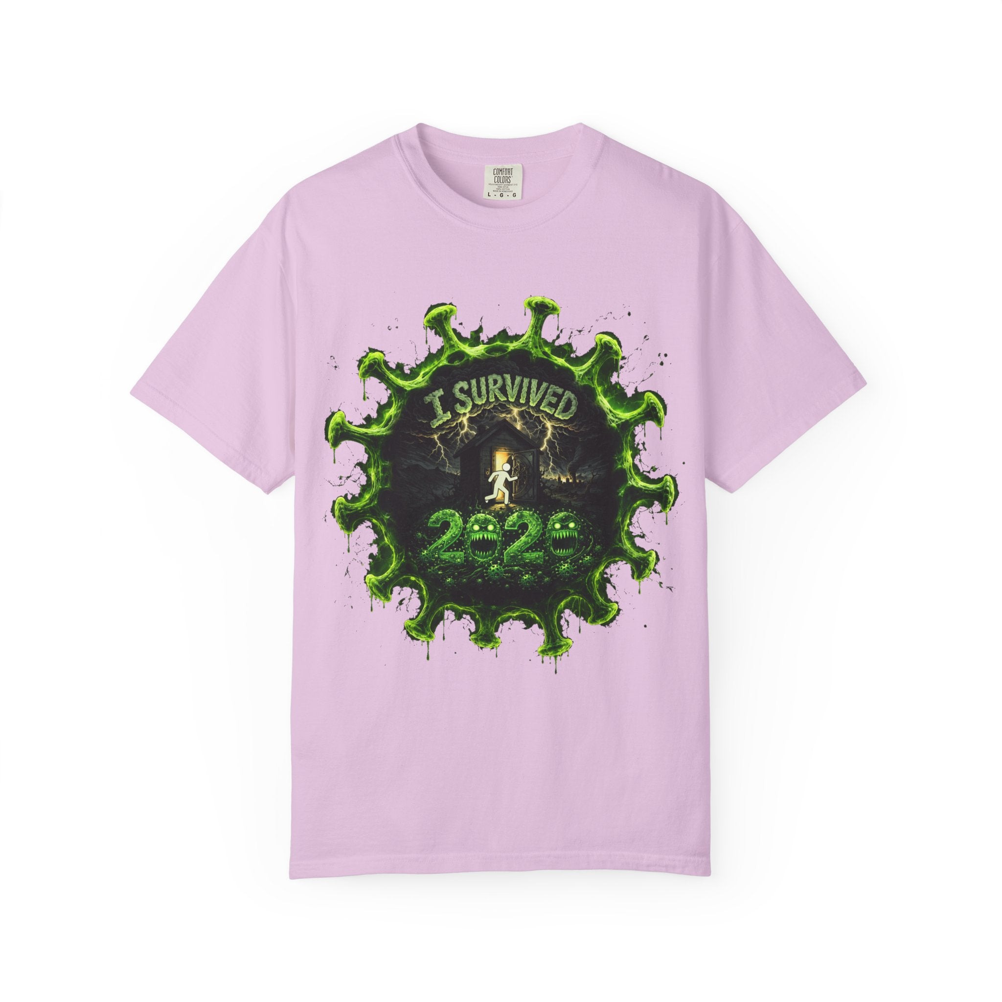 I Survived 2020 — Director's Cut S1:E3 "The Jab!" | Pandemic Edition Unisex Garment-Dyed T-shirt
