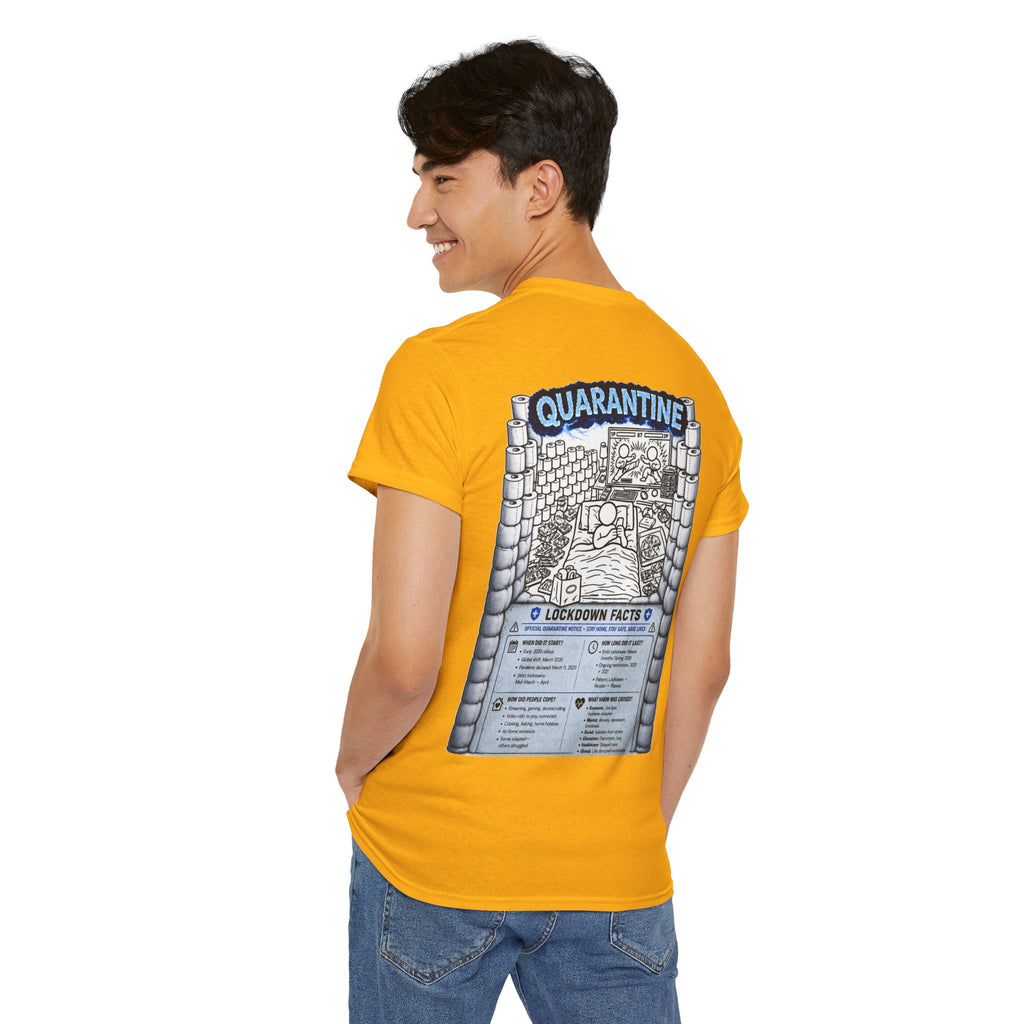 I Survived 2020 — LOCKDOWN S3:E1: "Quarantine" Unisex Heavy Cotton Tee