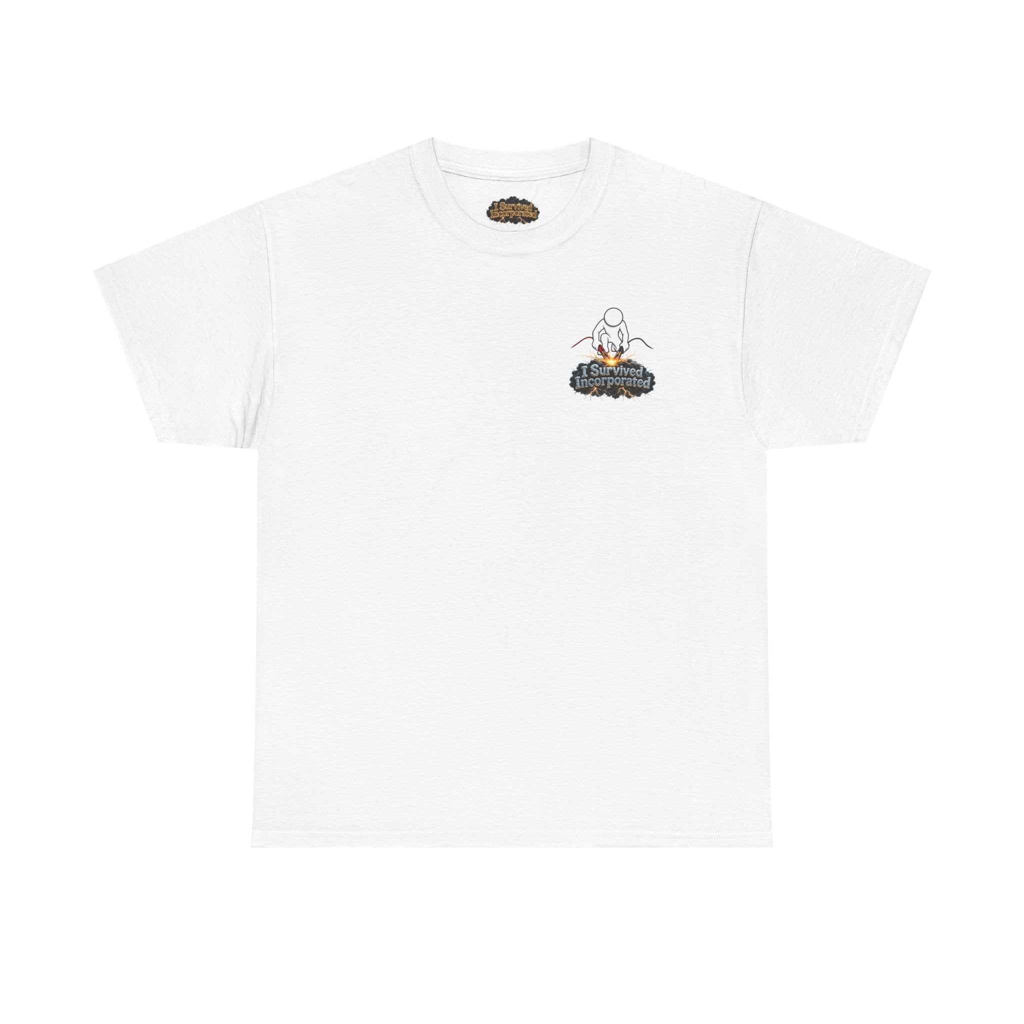 I Survived 2020 — "Please Stand By" Test Pattern Tee Summer Premier Unisex Heavy Cotton Tee