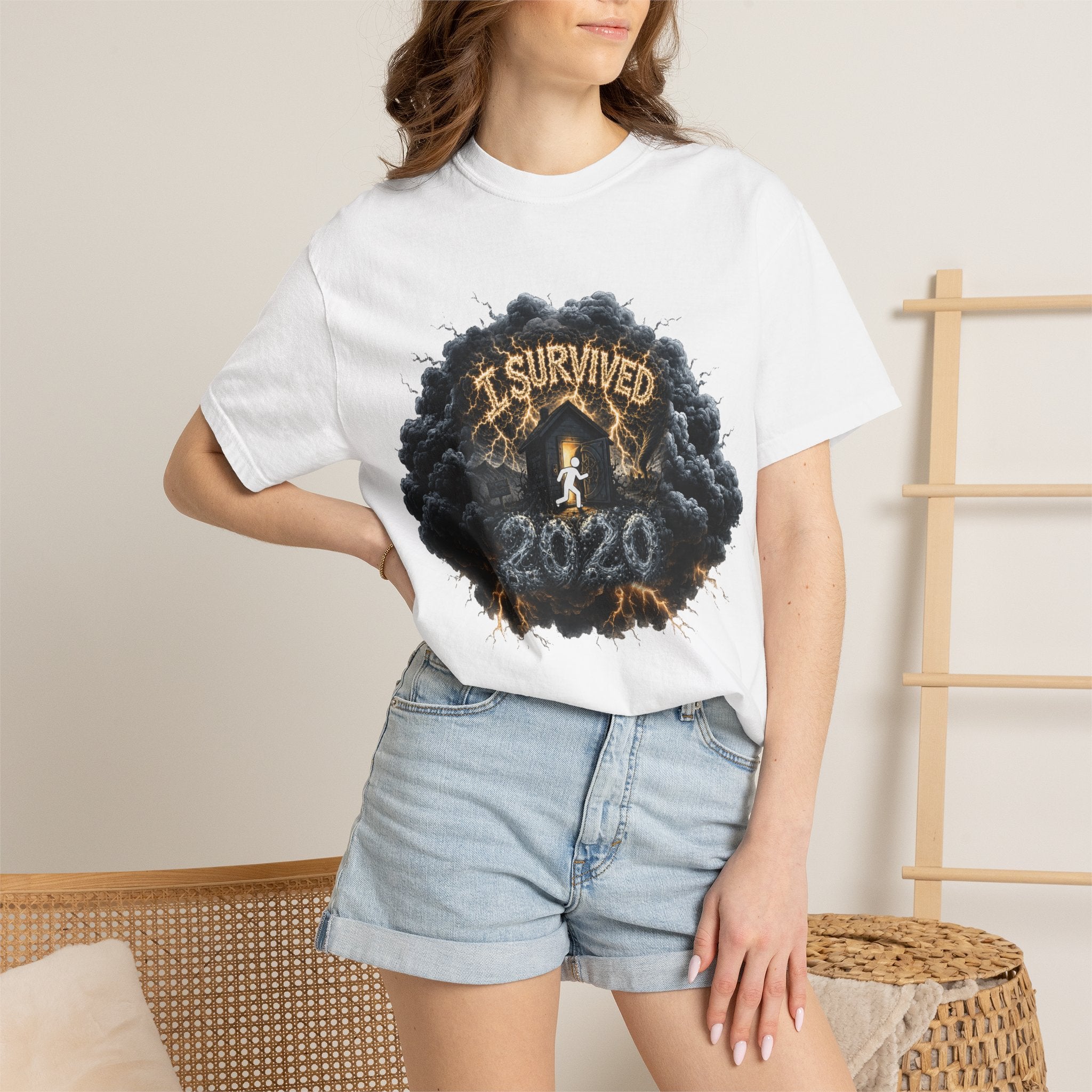 I Survived 2020 — Director's Cut Original Design Teaser Tee | Season 1 Premiere Drop Unisex Garment-Dyed T-shirt