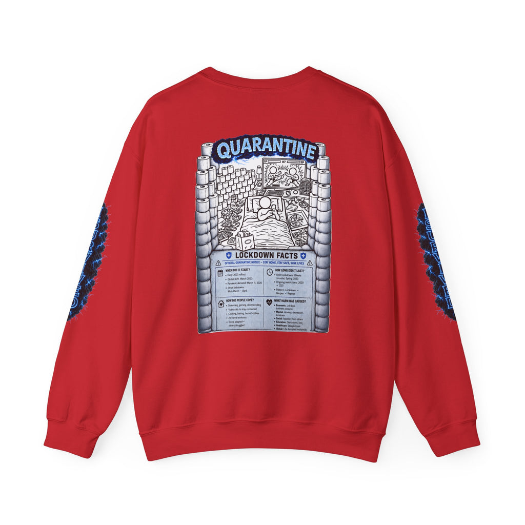 I Survived 2020 —  LOCKDOWN S3:E1: Director's Cut Special Edition "Quarantine" Unisex Heavy Blend™ Crewneck Sweatshirt