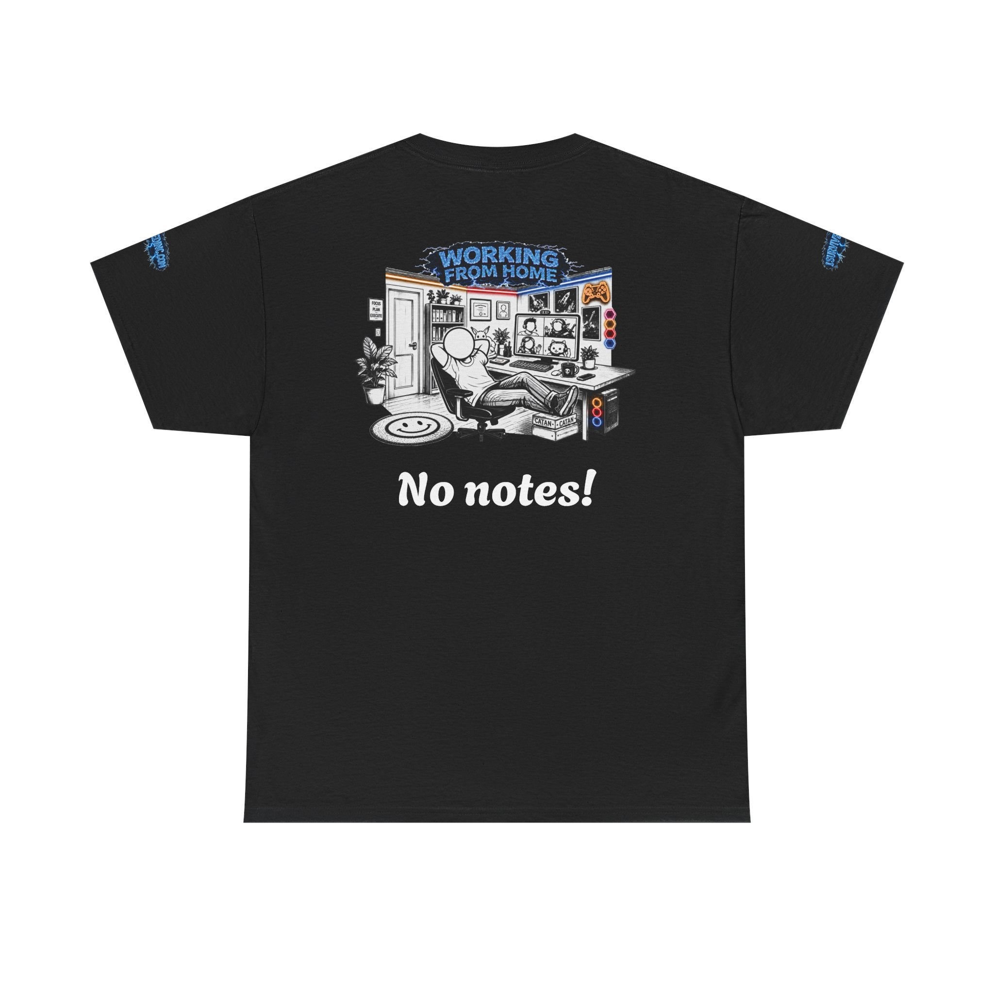 I Survived 2020 — LOCKDOWN S3:E3: Director's Cut Special Edition "Working From Home" Unisex Heavy Cotton Tee