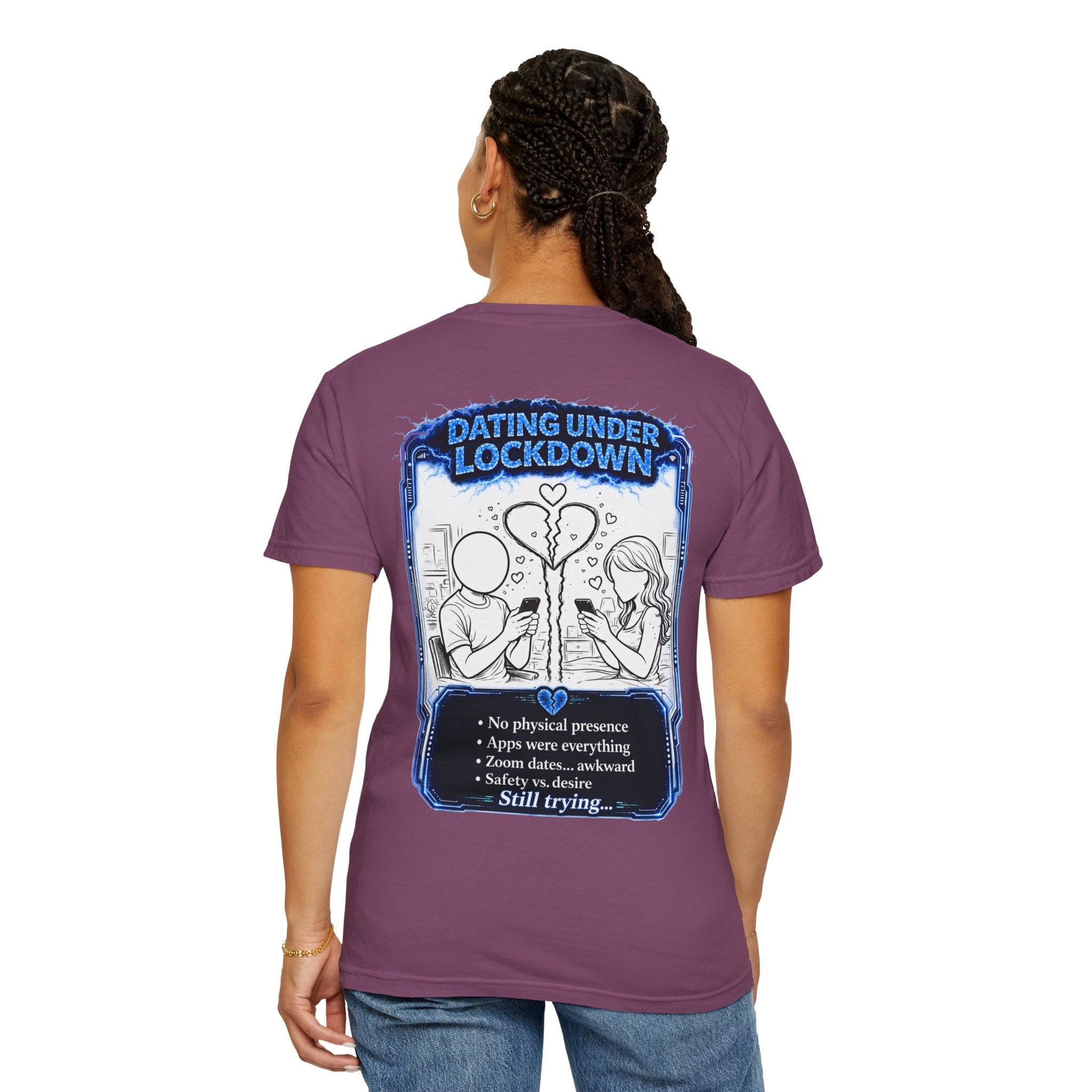 I Survived 2020 — LOCKDOWN S3:E2: "Dating Under Lockdown" Unisex Garment-Dyed T-shirt