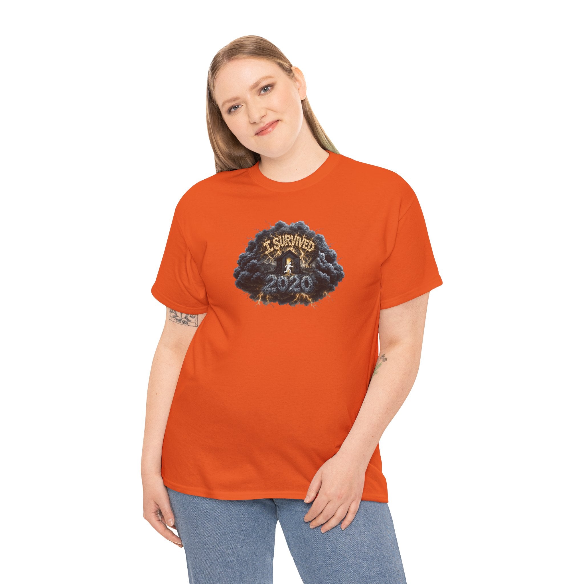 I Survived 2020 —  Original PILOT Design: Director's Cut Unisex Heavy Cotton Tee