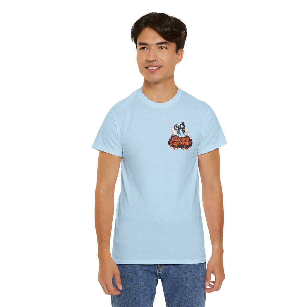 I Survived 2020 — "Please Stand By" Test Pattern Tee Wildfire Signal Edition Summer Premiere Unisex Heavy Cotton Tee