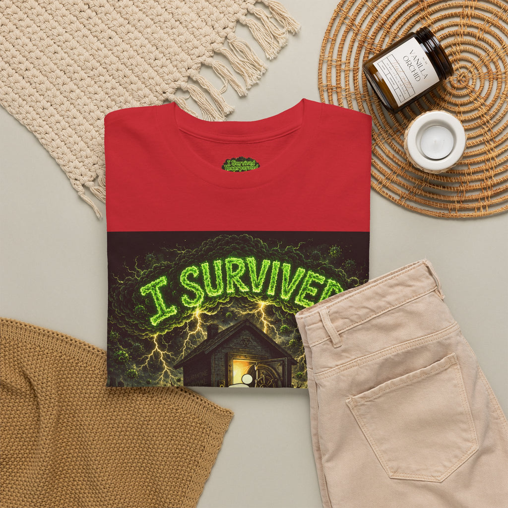 Sobreviví al 2020 — T1:E3 "¡La vacuna!" | Camiseta unisex de algodón grueso Edición Pandemia
