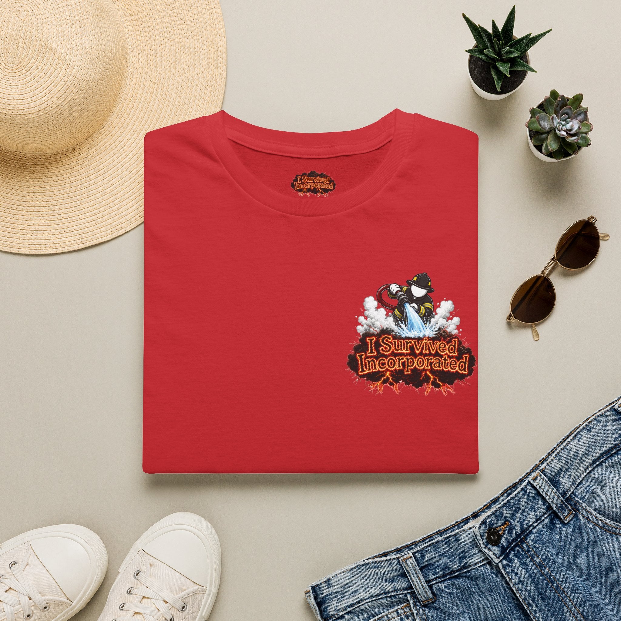 I Survived 2020 — "Please Stand By" Test Pattern Tee Wildfire Signal Edition Summer Premiere Unisex Softstyle T-Shirt