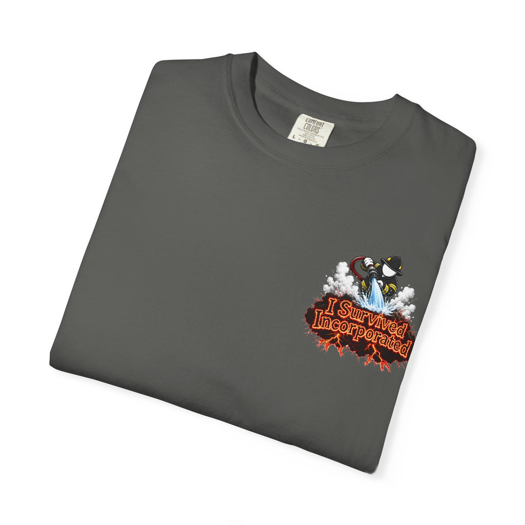 I Survived 2020 — "Please Stand By" Test Pattern Tee Wildfire Signal Edition Summer Premiere Unisex Garment-Dyed T-shirt