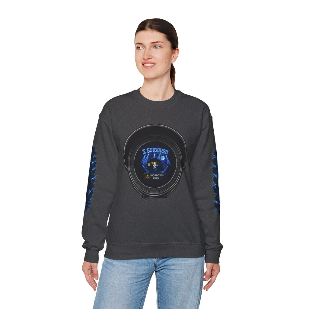 I Survived 2020 — Director's Cut S3:E3 "Remote Schooling" | Lockdown Edition Documentary Unisex Heavy Blend™ Crewneck Sweatshirt