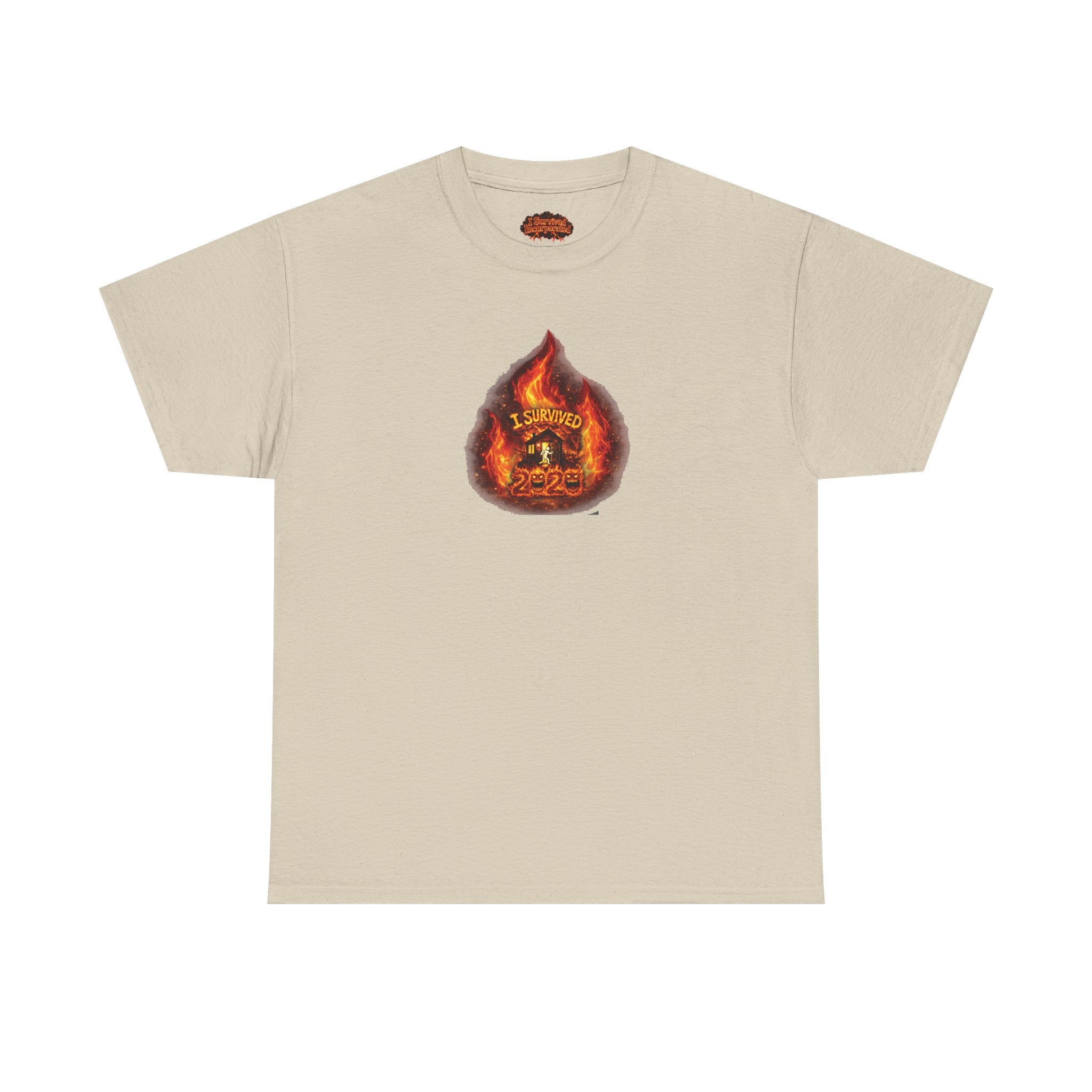 I Survived 2020 — WILDFIRES S2:E2: Director's Cut "The Bobcat Fire" Memorial Unisex Heavy Cotton Tee