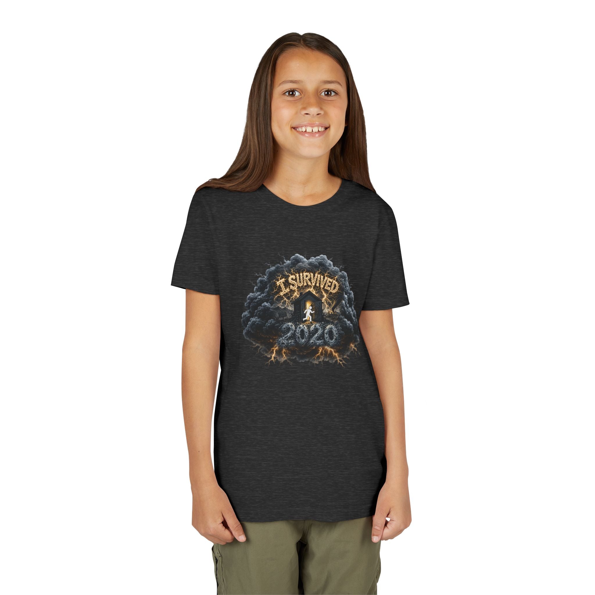 I Survived 2020 — Director's Cut Original Design Teaser Tee | Season 1 Premiere Drop Youth Short Sleeve Tee