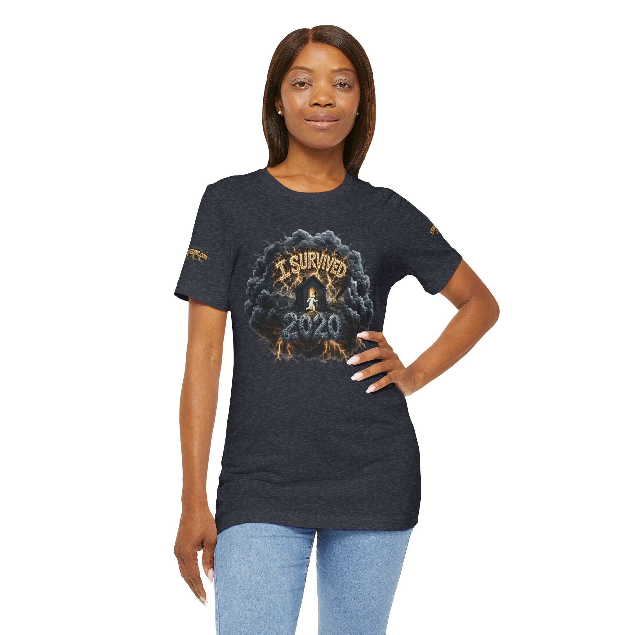 I Survived 2020 — Director's Cut Original Design Teaser Tee | Season 1 Premiere Drop Unisex Jersey Short Sleeve Tee