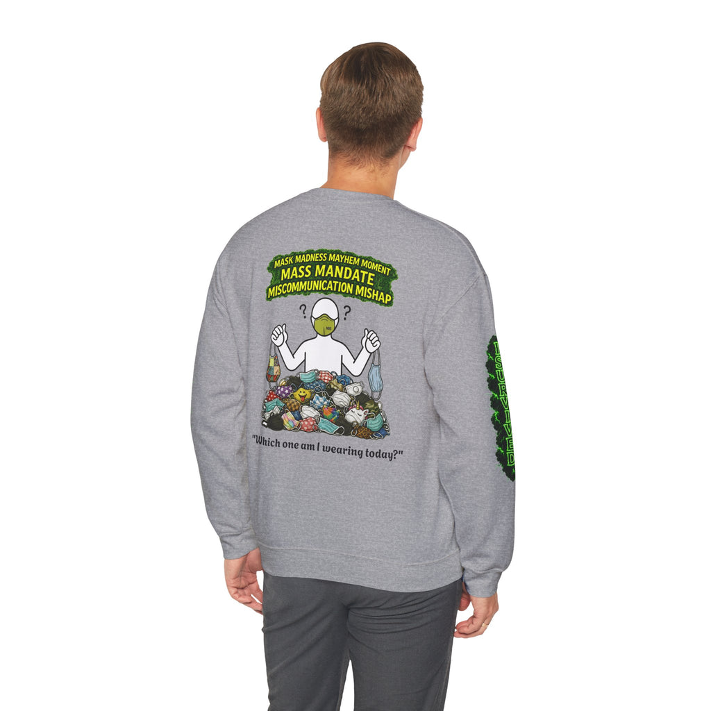 I Survived 2020 — PANDEMIC S1:E4: Director's Cut "Mask Madness" Unisex Heavy Blend™ Crewneck Sweatshirt