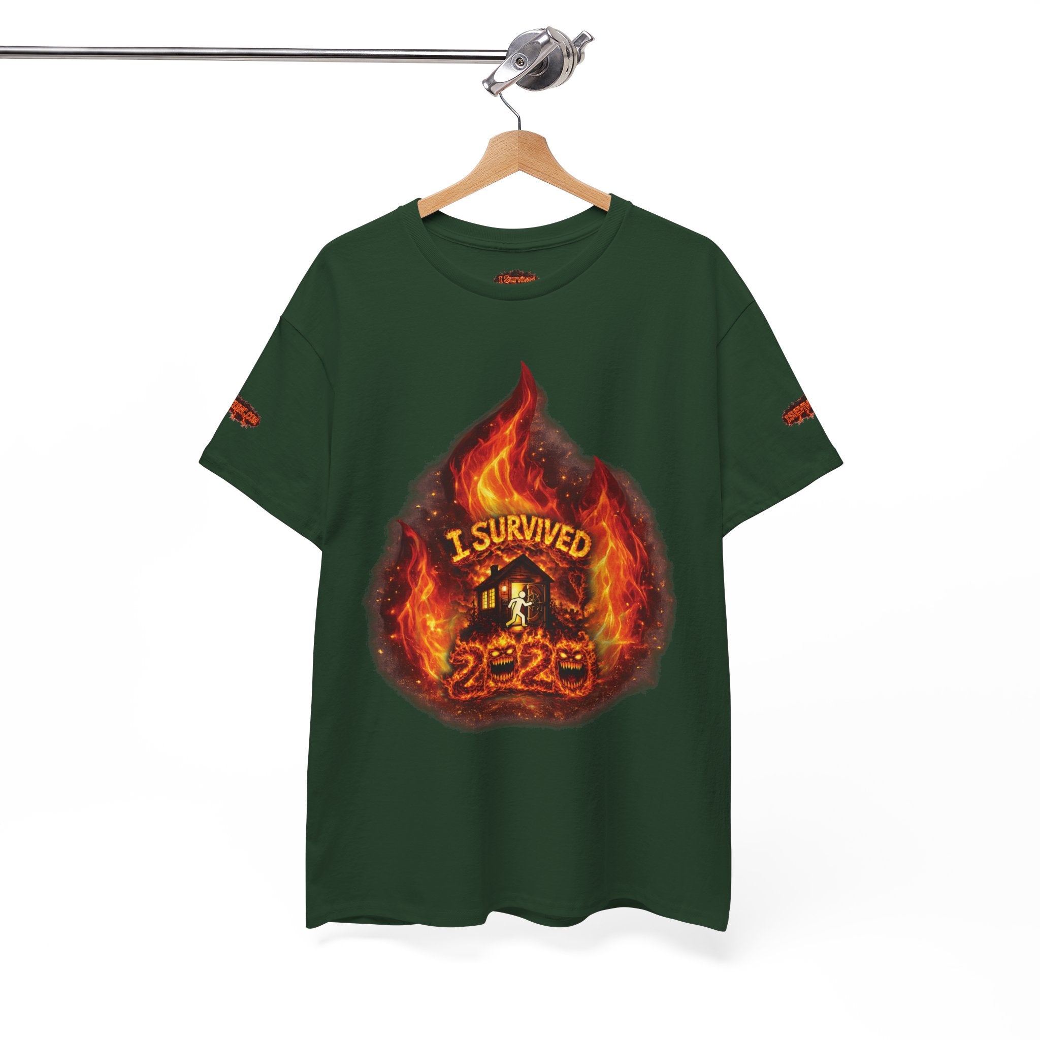 I Survived 2020 — Director's Cut S2:E1 "Berry Creek" | Wildfire Edition Memorial Unisex Heavy Cotton Tee (SPECIAL EDITION)