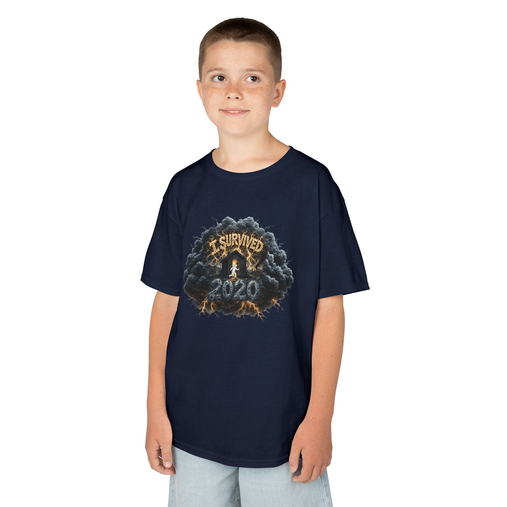 I Survived 2020 — Director's Cut Original Design Teaser Tee | Season 1 Premiere Drop Kids Heavy Cotton™ Tee