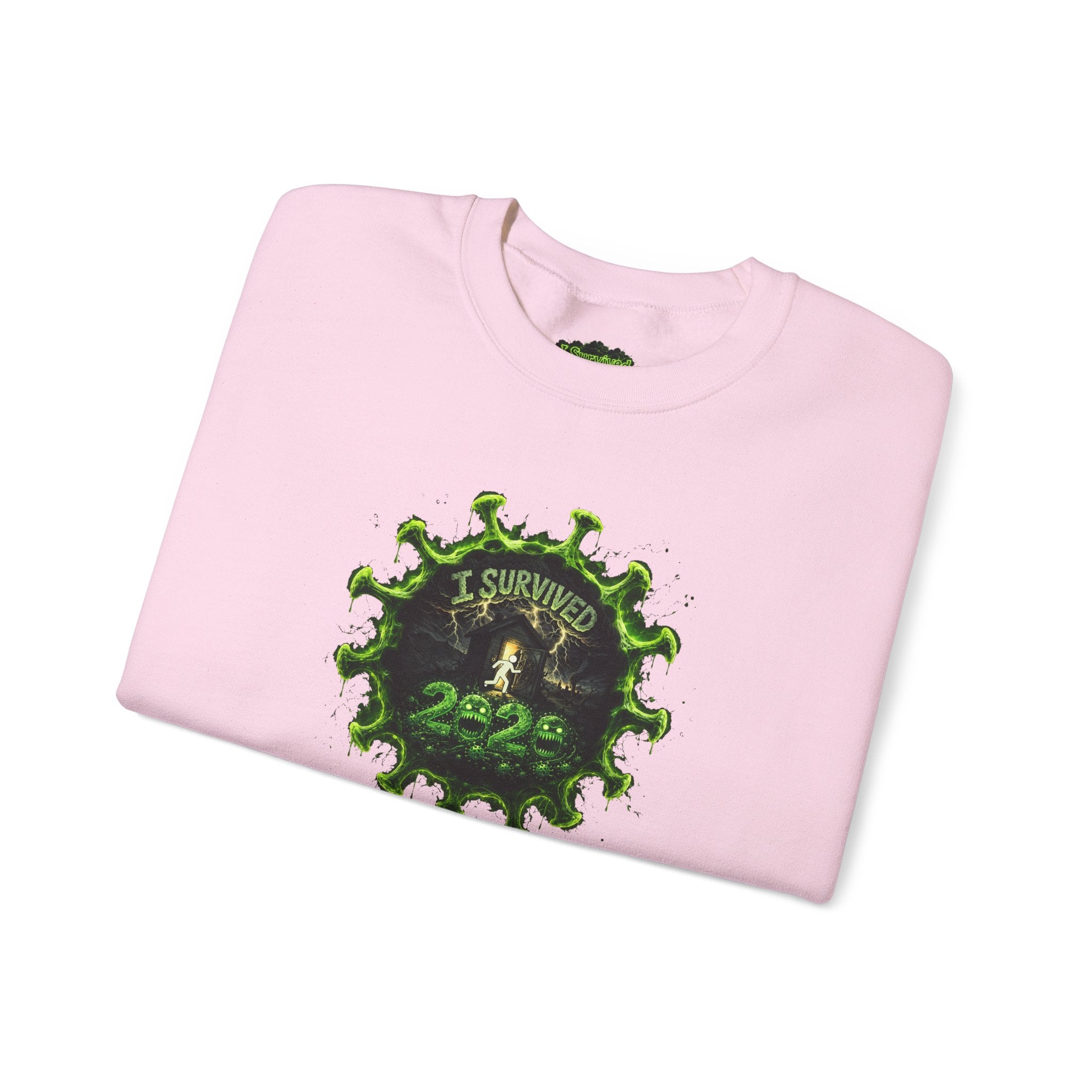 I Survived 2020 — PANDEMIC S1:E1: Director's Cut "COVID-19: The Coronavirus" Unisex Heavy Blend™ Crewneck Sweatshirt