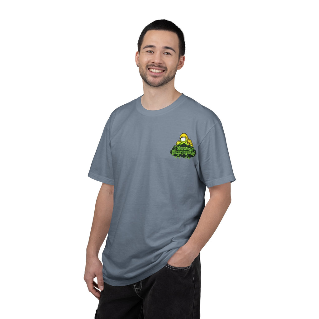 I Survived 2020 — "Please Stand By" Test Pattern Toxic Signal Tee Summer Premiere Unisex Garment-Dyed T-shirt