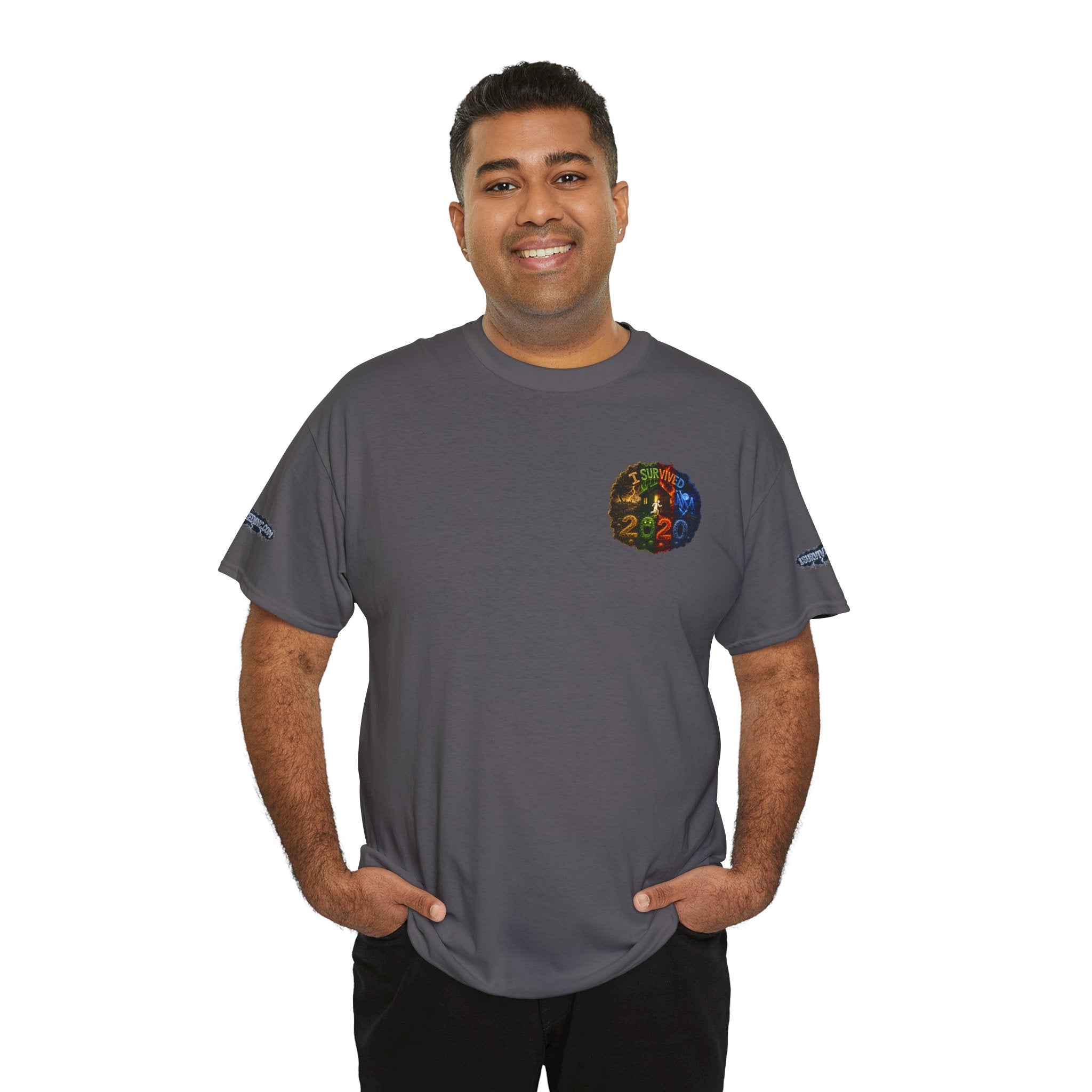 I Survived 2020 — "No Signal" Test Pattern Tee Alien Broadcast Finale Special Edition Summer Premiere Unisex Heavy Cotton Tee