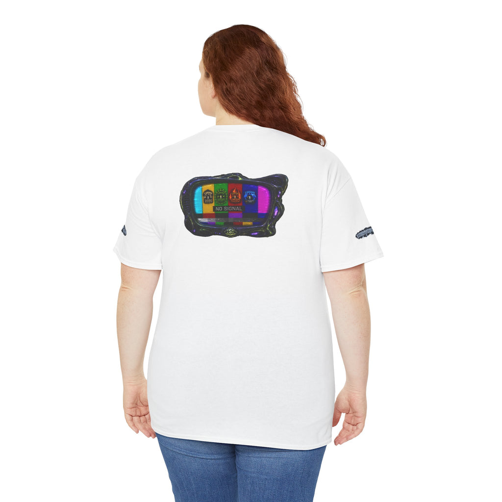 I Survived 2020 — "No Signal" Test Pattern Tee Alien Broadcast Finale Special Edition Summer Premiere Unisex Heavy Cotton Tee