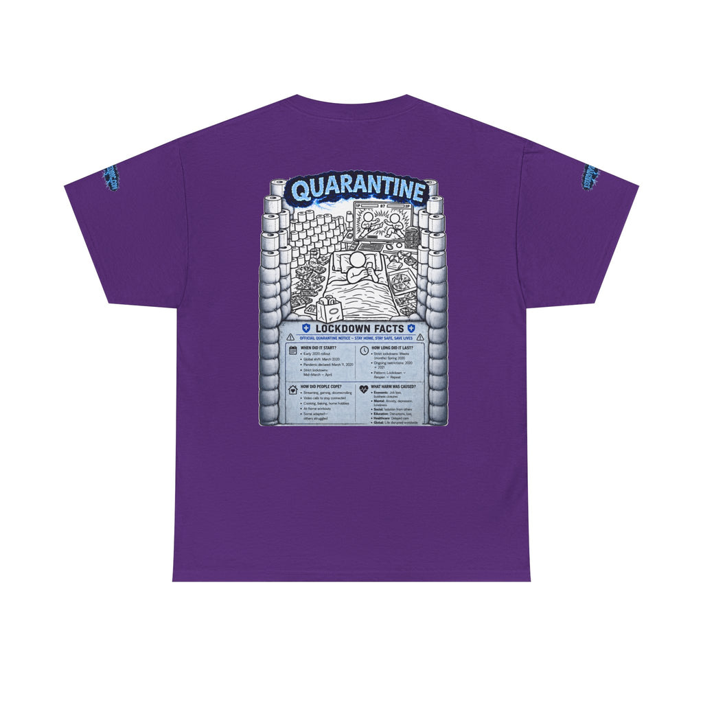 I Survived 2020 — LOCKDOWN S3:E1: Special Edition "Quarantine" Unisex Heavy Cotton Tee