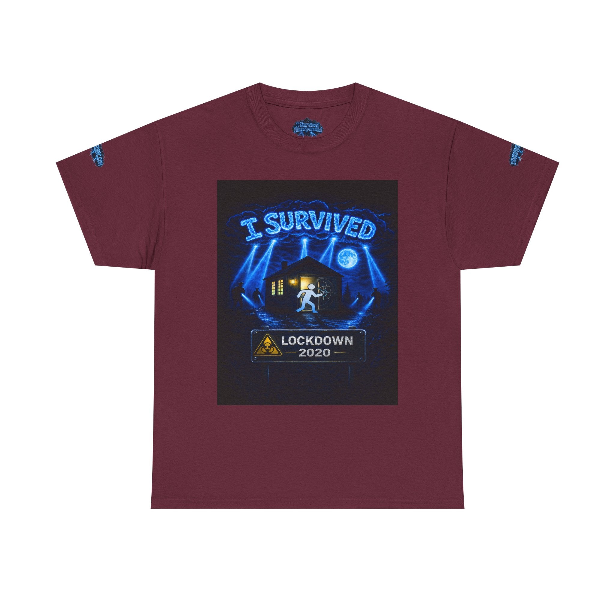 J'ai survécu à 2020 — S3:E3 "L'école à distance" | T-shirt unisexe en coton épais édition confinement (ÉDITION SPÉCIALE)
