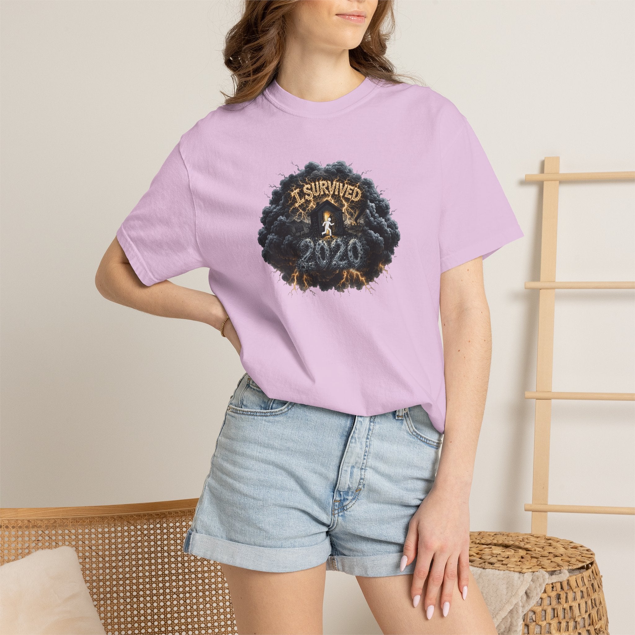 I Survived 2020 — Original PILOT Design: Director's Cut Unisex Garment-Dyed T-shirt