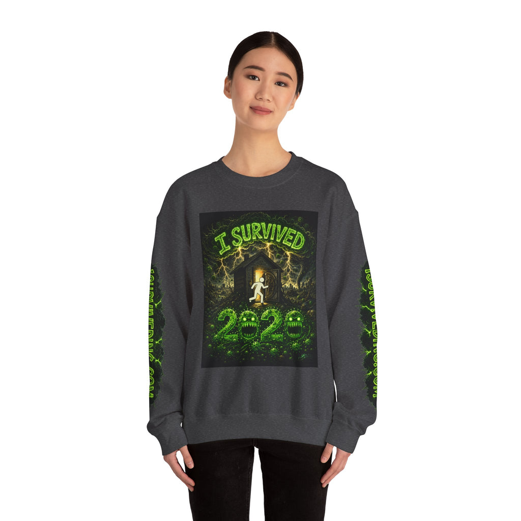 I Survived 2020 — S1:E5 "Delivery Doomsday" | Pandemic Edition Unisex Heavy Blend™ Crewneck Sweatshirt