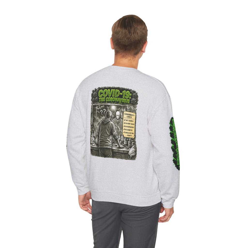 I Survived 2020 — PANDEMIC S1:E1: Director's Cut "COVID-19: The Coronavirus" Unisex Heavy Blend™ Crewneck Sweatshirt