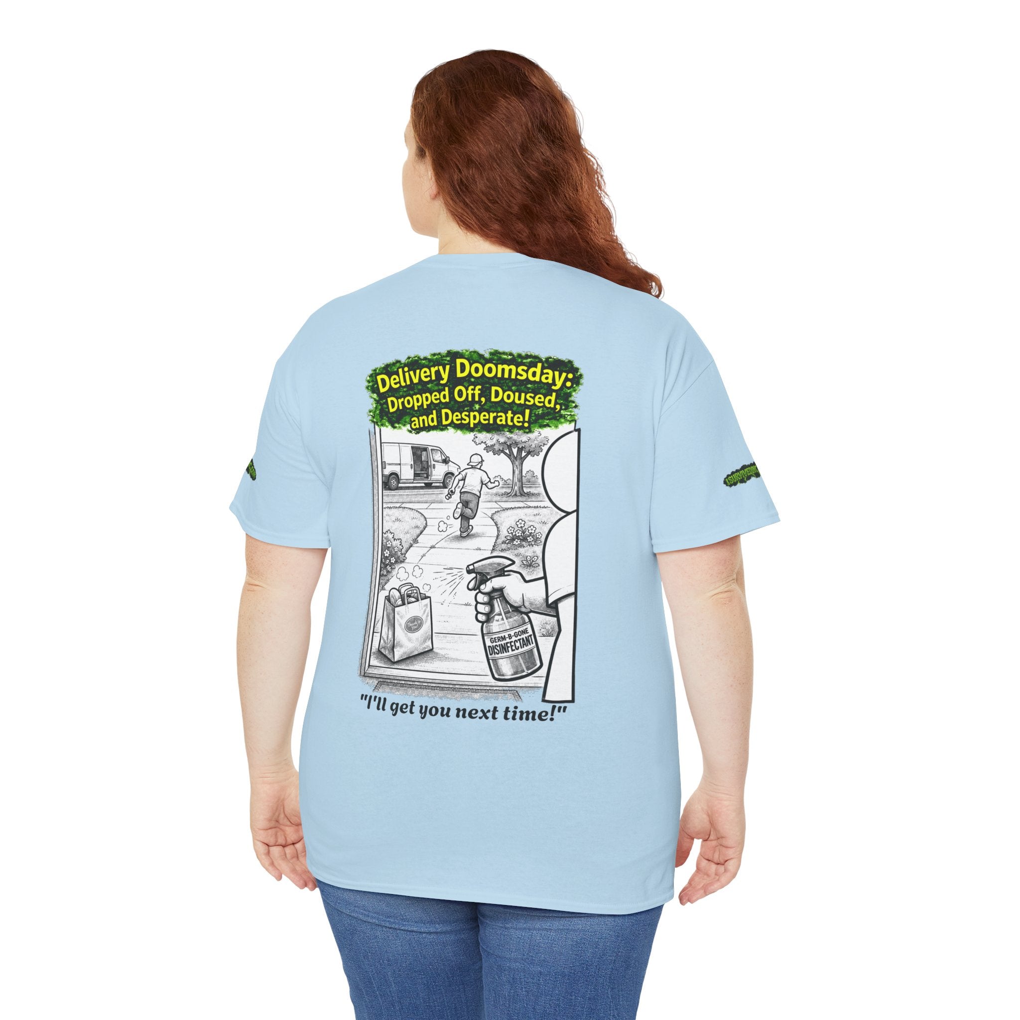 Sobreviví al 2020 — T1:E5 "El día del juicio final de las entregas" | Camiseta unisex de algodón pesado (Edición Pandemia) (EDICIÓN ESPECIAL)