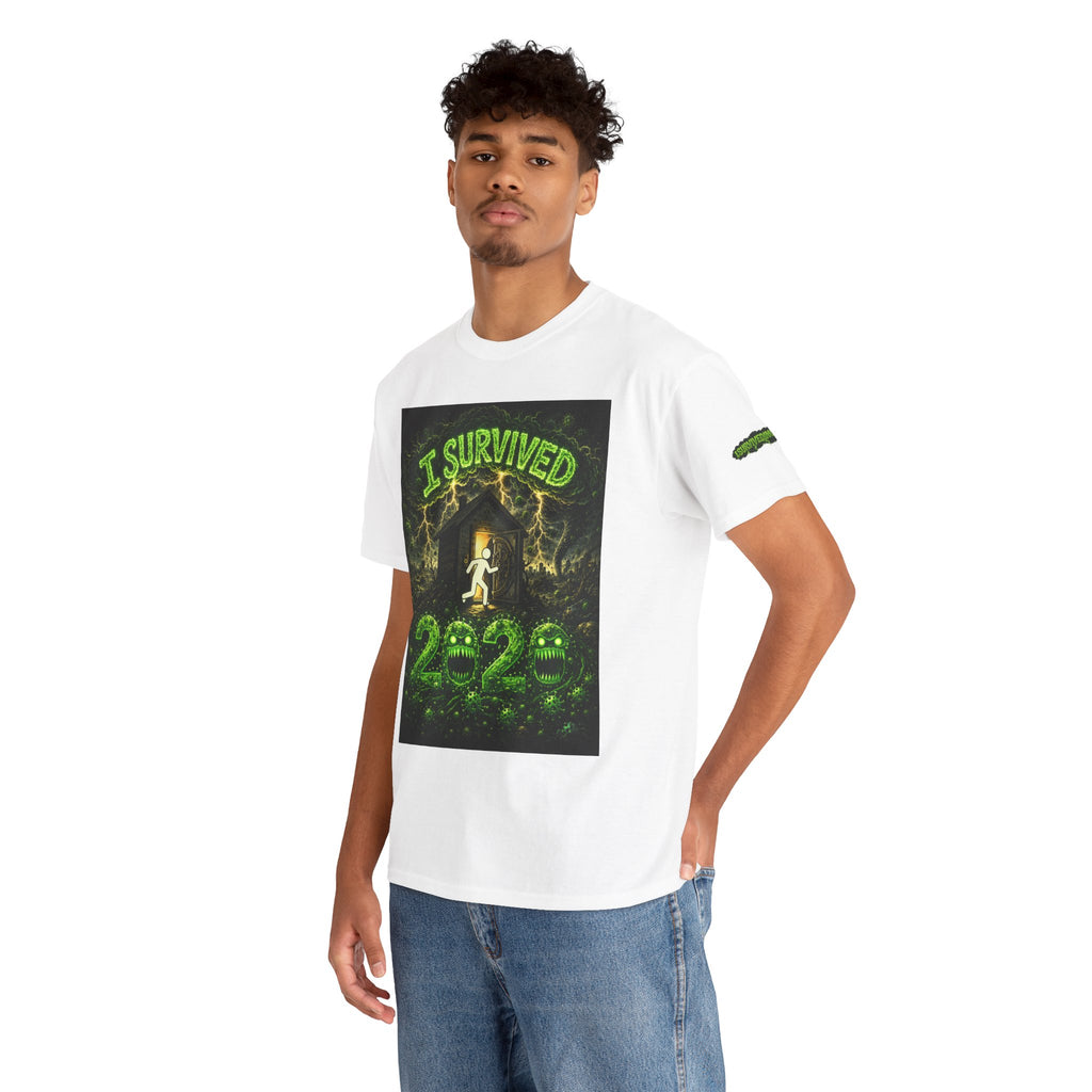 I Survived 2020 — S1:E4 "Mask Madness Mayhem Moment" | Pandemic Edition Unisex Heavy Cotton Tee (SPECIAL EDITION)