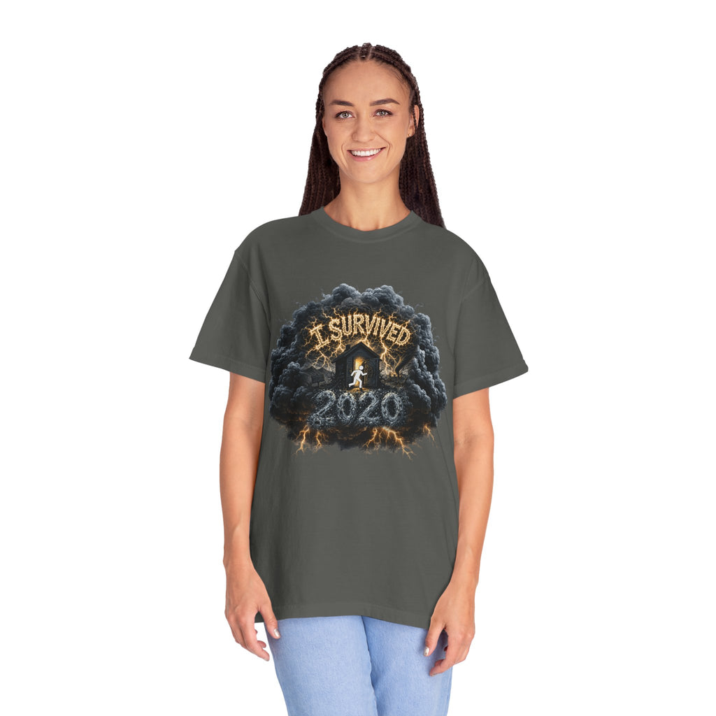 I Survived 2020 — Director's Cut Original Design Teaser Tee | Season 1 Premiere Drop Unisex Garment-Dyed T-shirt