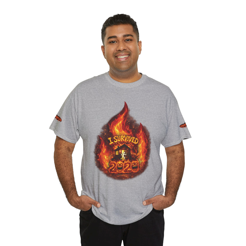 I Survived 2020 — Director's Cut S2:E3 "The California Wildfires" | Wildfire Edition Memorial Unisex Heavy Cotton Tee (SPECIAL EDITION)