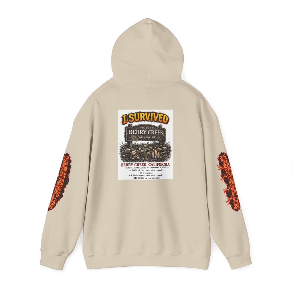 I Survived 2020 — S2:E1 "Berry Creek" | Wildfire Edition Memorial Hoodie Sweatshirt