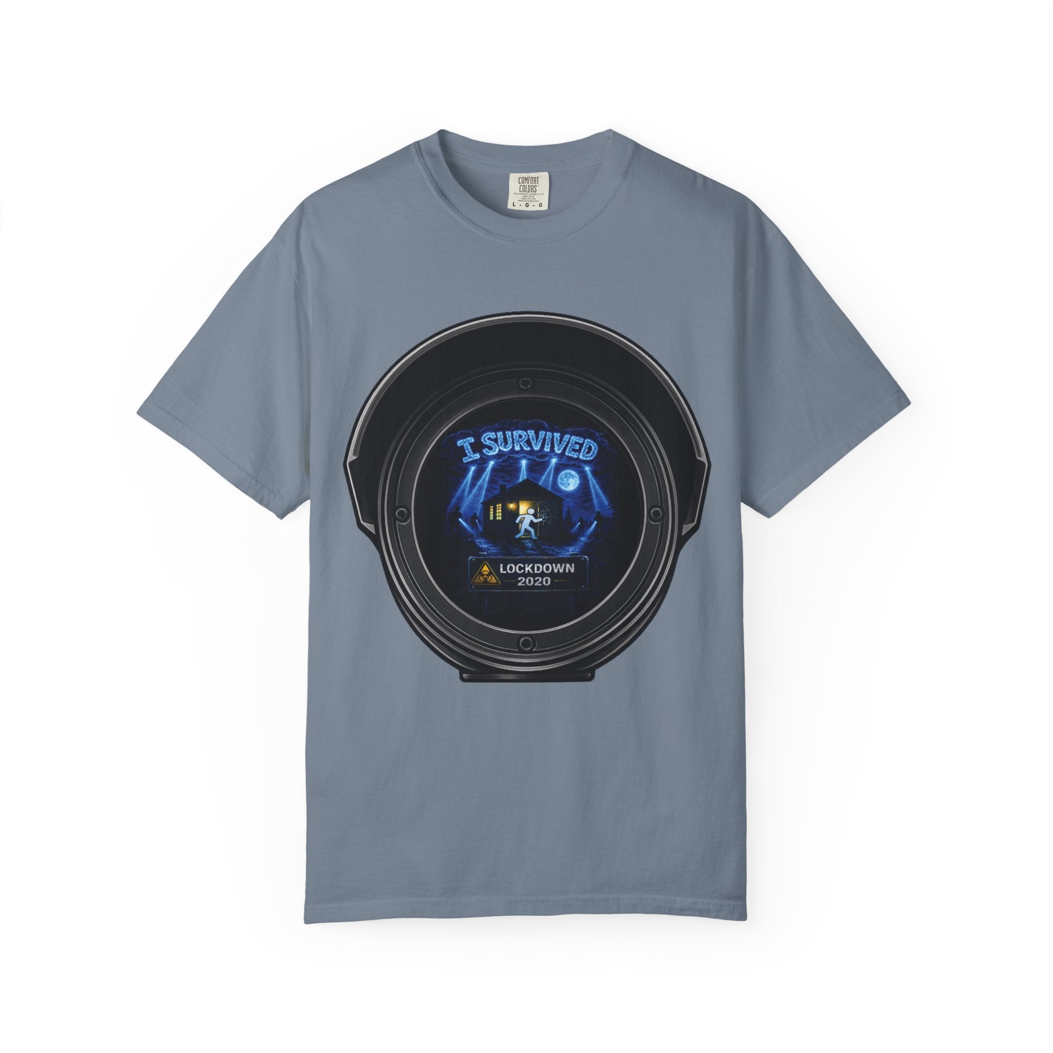 I Survived 2020 — Director's Cut S3:E1 "Quarantine" | Lockdown Edition Documentary Unisex Garment-Dyed T-shirt